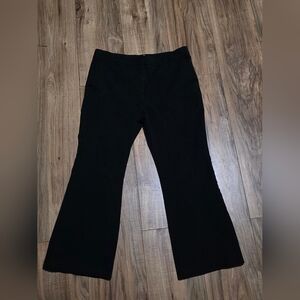 Mango Black Boot-Cut Flare Pants